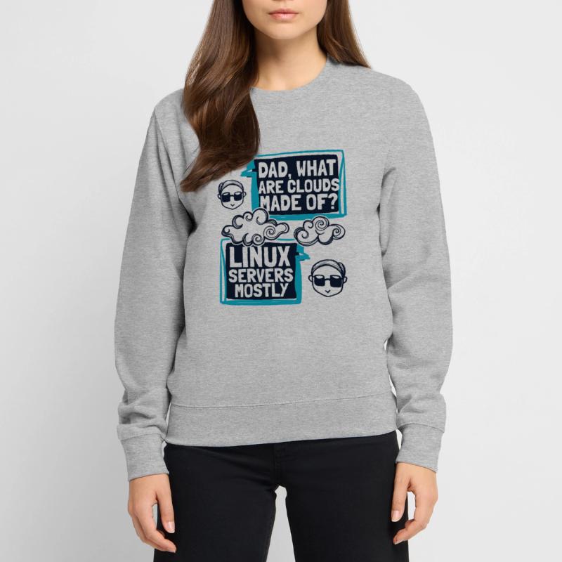 Papa quels sont les clouds faits de Developer Coder Sweat-shirt Unisexe