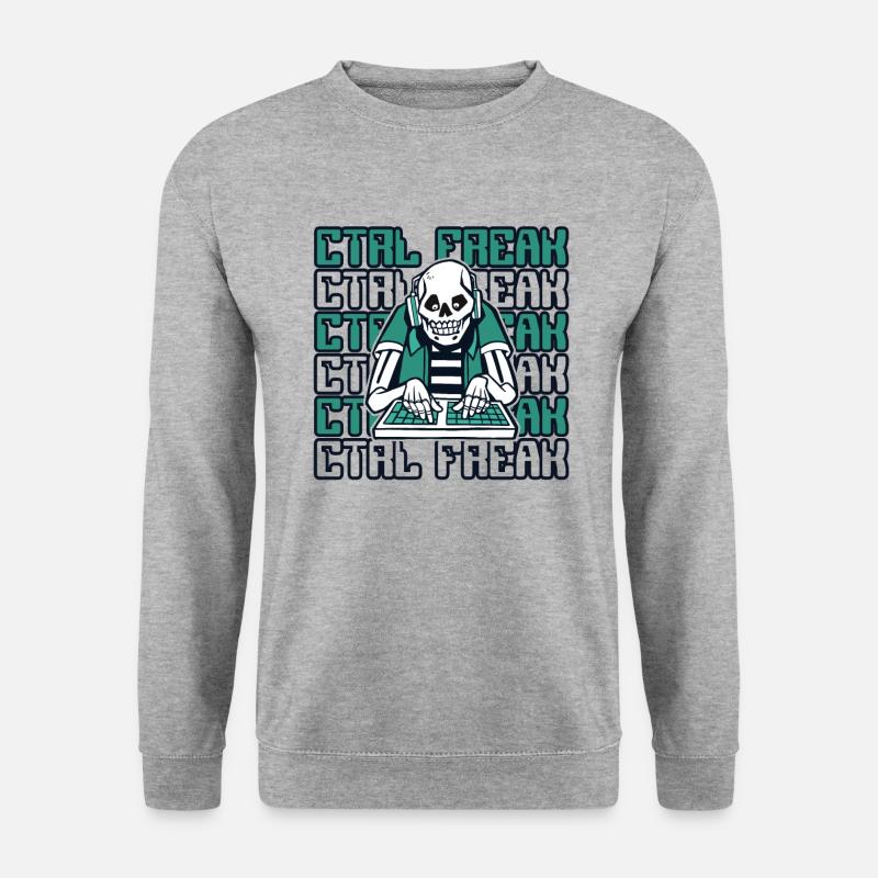 CTRL Freak Softwareentwickler Developer - Unisex Pullover - Weißgrau meliert