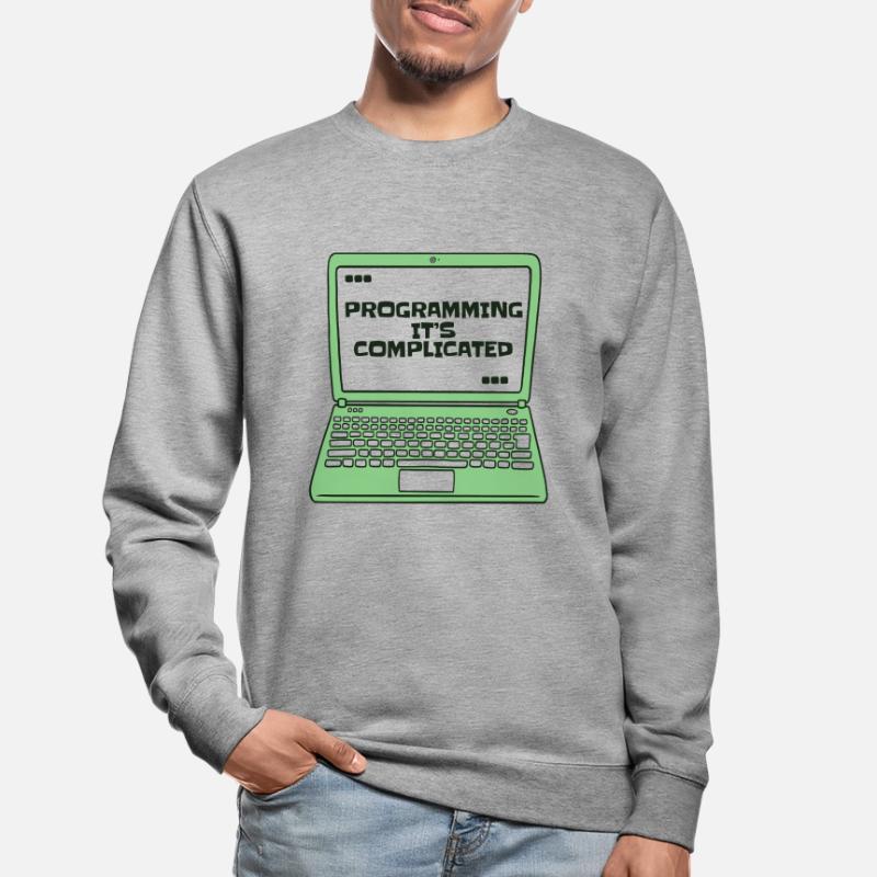 Programmer c’est compliqué Developer Coder Sweat-shirt Unisexe
