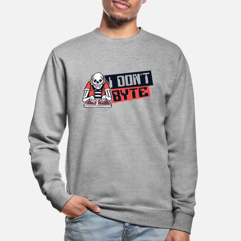 I Don't Byte Softwareingenieur Developer Coder Unisex Pullover