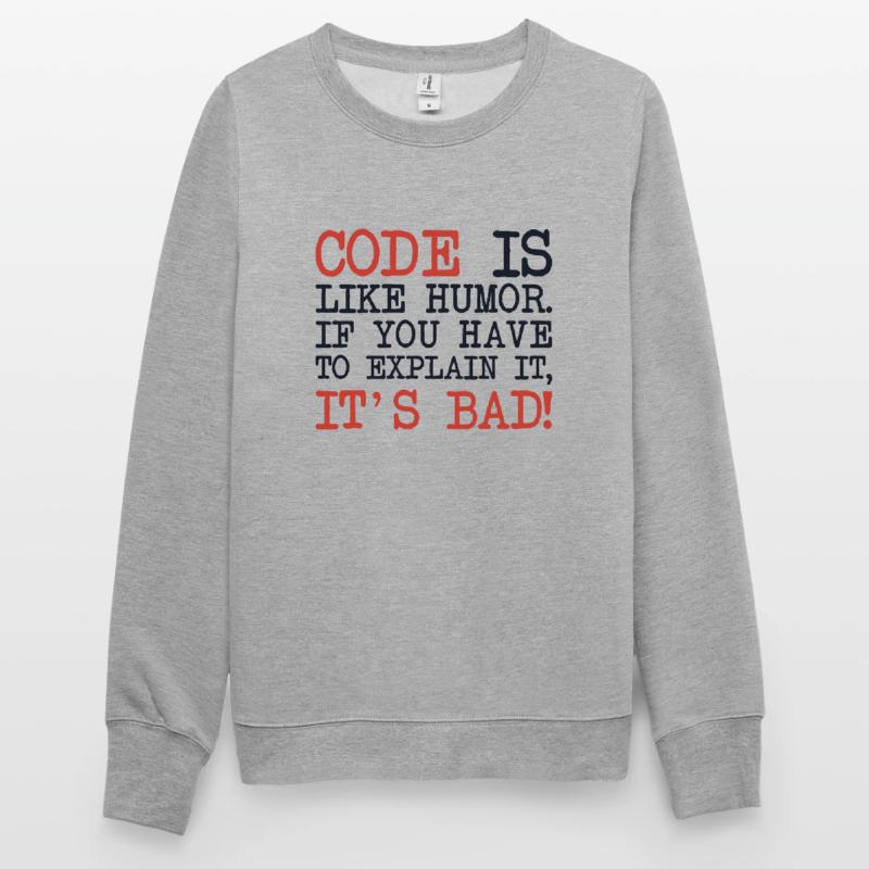 Code Explanation Developer Softwareentwickler Unisex Pullover