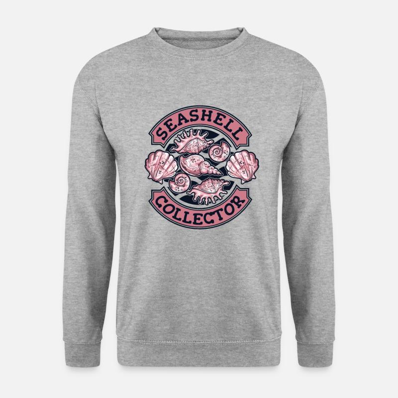 Seashell Collector Bivalvia Shell Hunter Seashell - Unisex Sweatshirt - salt & pepper
