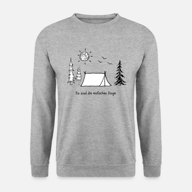 It's the simple things - Unisex Sweatshirt - salt & pepper