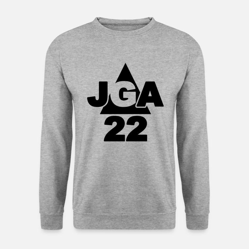 JGA, JGA 22 - Unisex Pullover - Weißgrau meliert