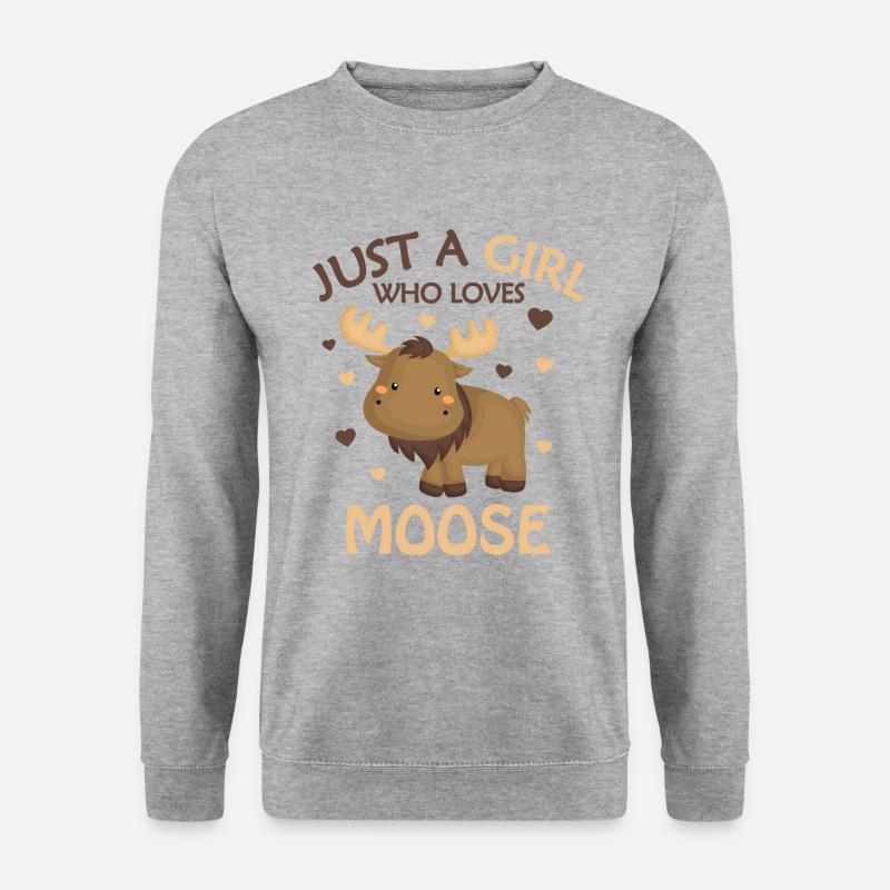 Moose - Unisex Sweatshirt - salt & pepper
