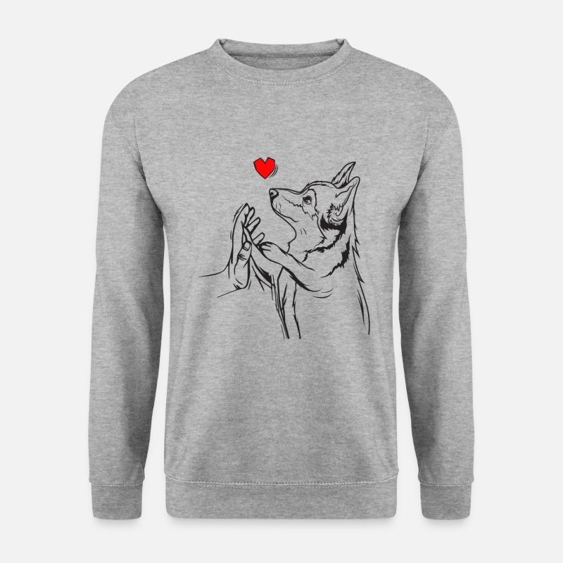 Corgi - Sweat-shirt Unisexe - gris chiné