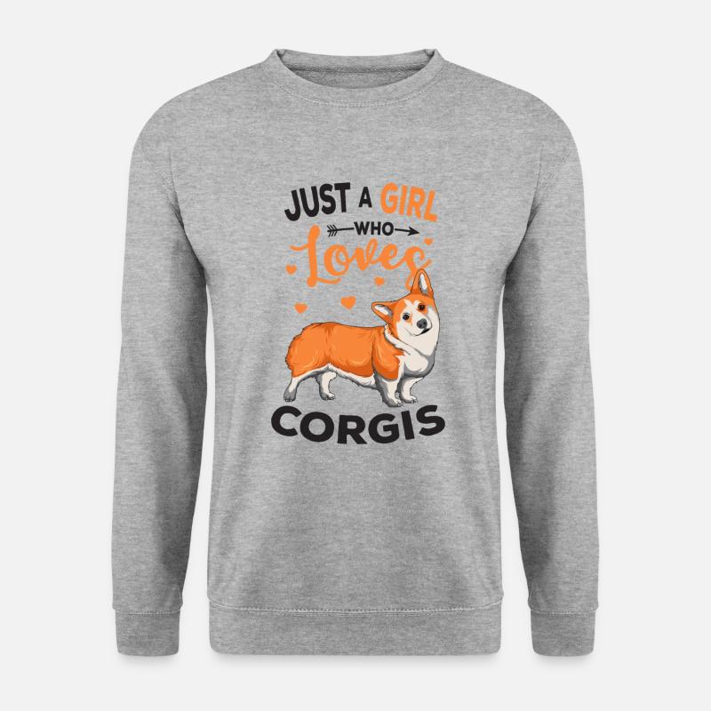 Corgi - Unisex Sweatshirt - salt & pepper