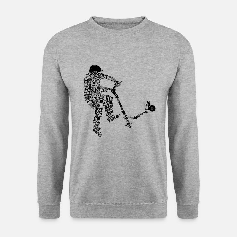 Scooter - Unisex Pullover - Weißgrau meliert
