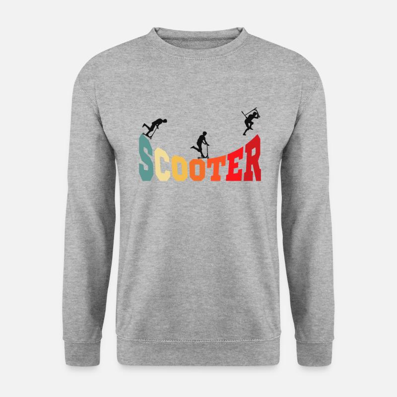 Scooter - Unisex Pullover - Weißgrau meliert