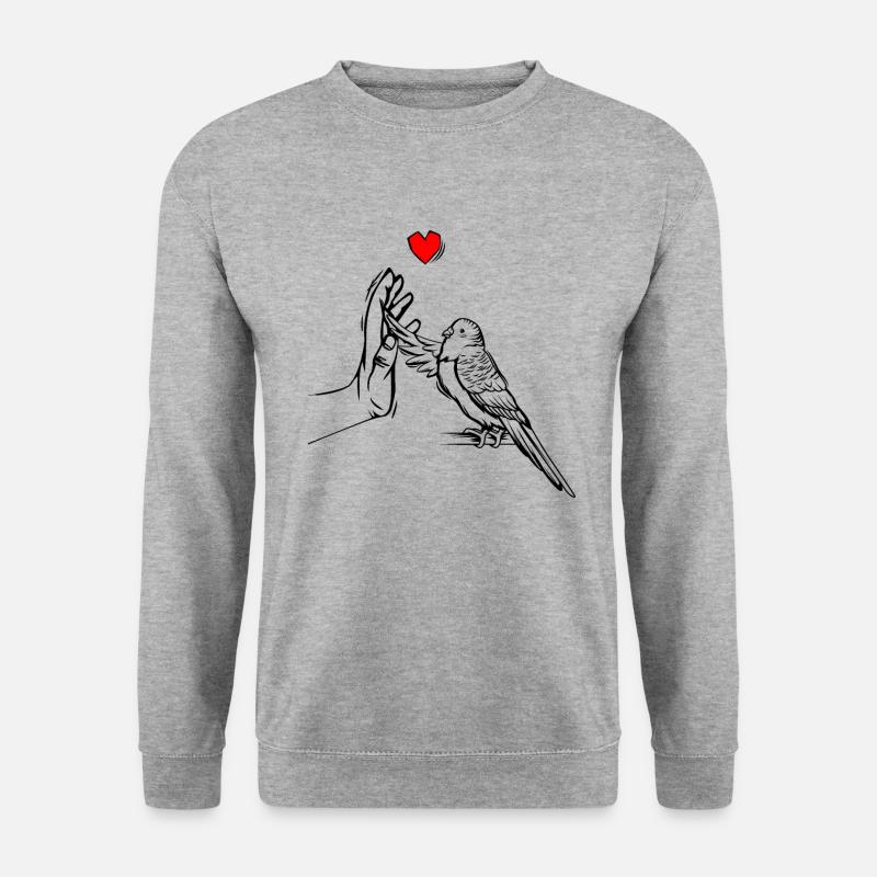 Budgerigar - Unisex Sweatshirt - salt & pepper