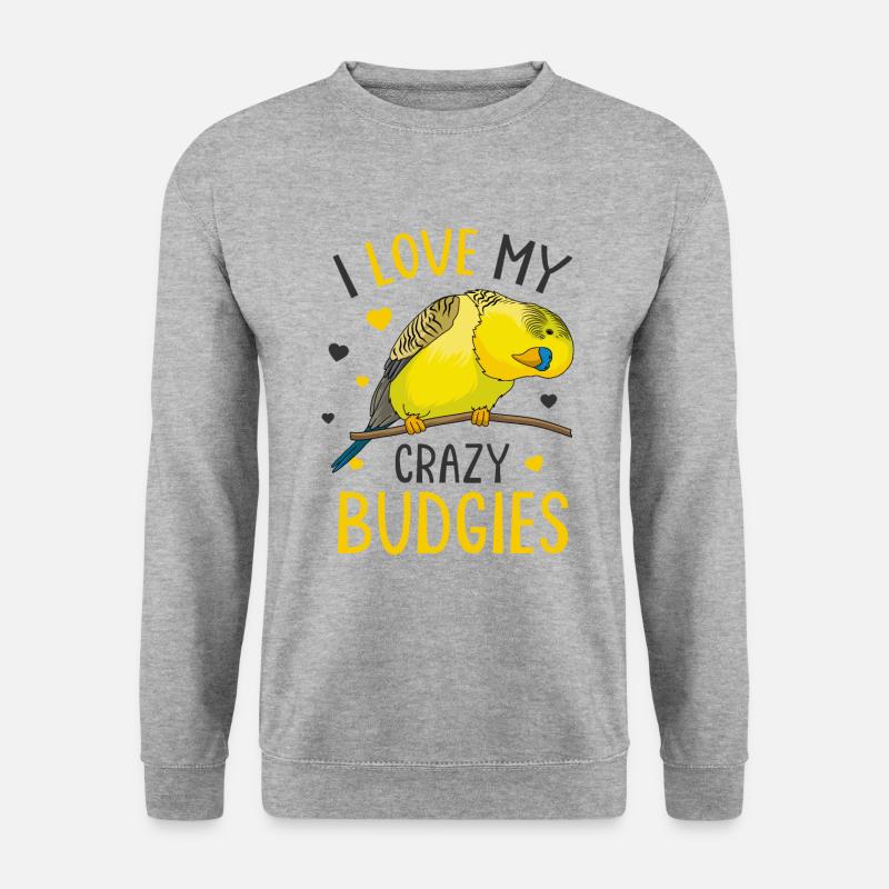 budgerigar - Unisex Sweatshirt - salt & pepper
