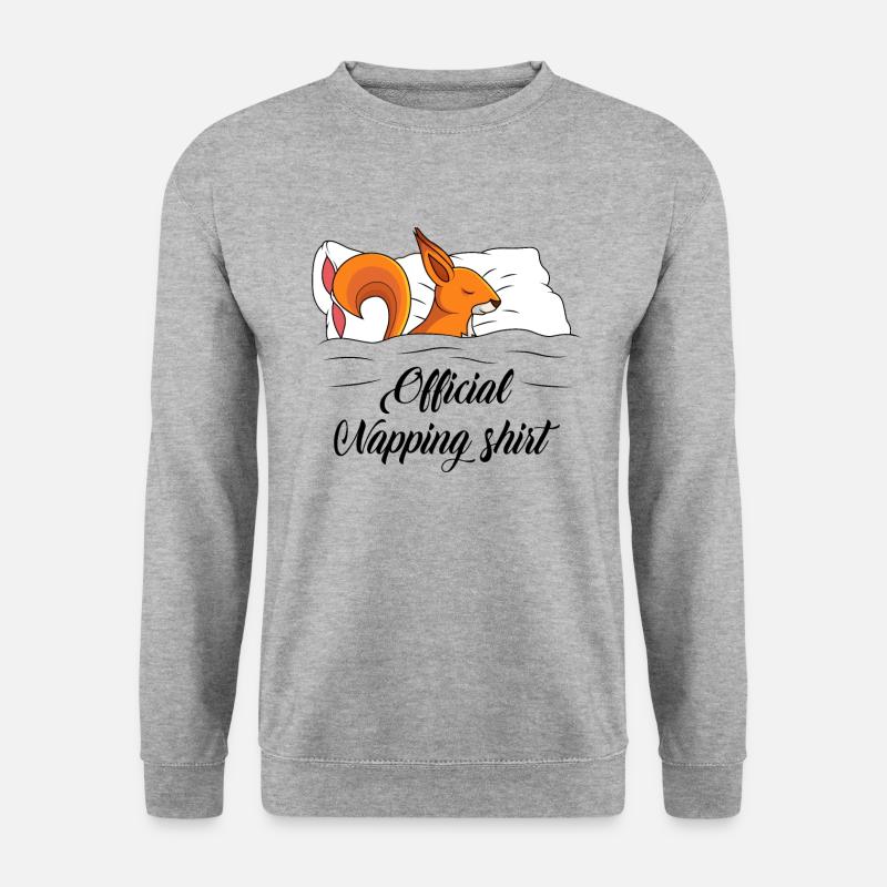 Eichhörnchen - Unisex Pullover - Weißgrau meliert