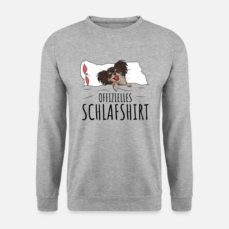 Chihuahua - Unisex Pullover - Weißgrau meliert