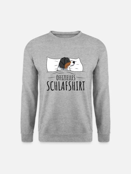 Australian Shepherd - Unisex Pullover - Weißgrau meliert