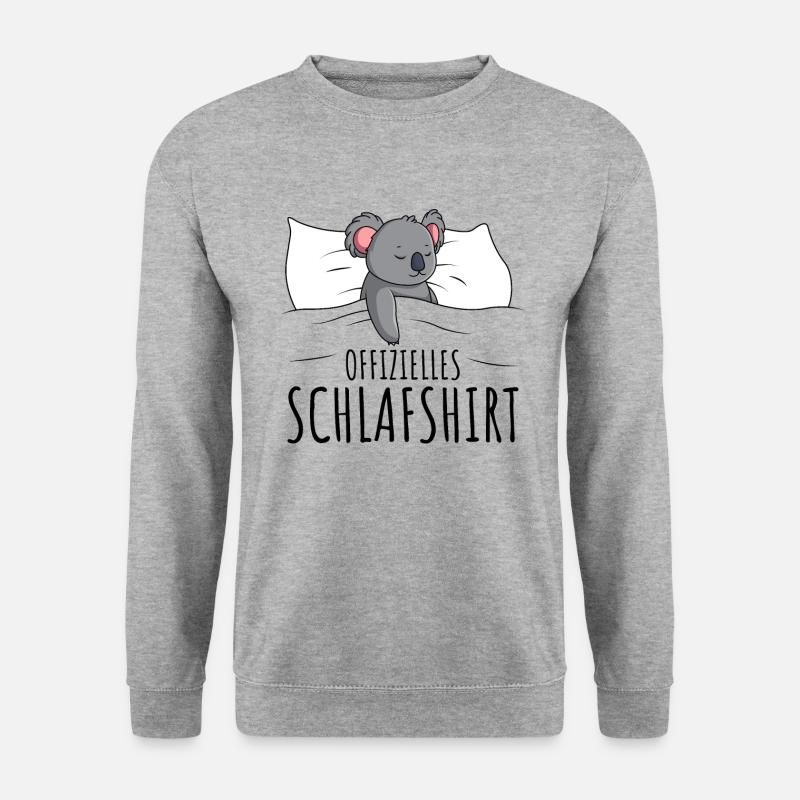 Koala - Unisex Pullover - Weißgrau meliert