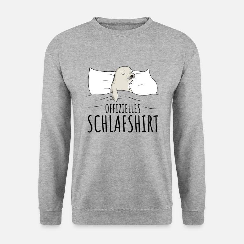 Robbe - Unisex Pullover - Weißgrau meliert