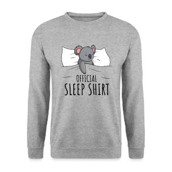 Koala - Sweat-shirt Unisexe - gris chiné - Devant - Alina (178cm) & Michal (187cm)