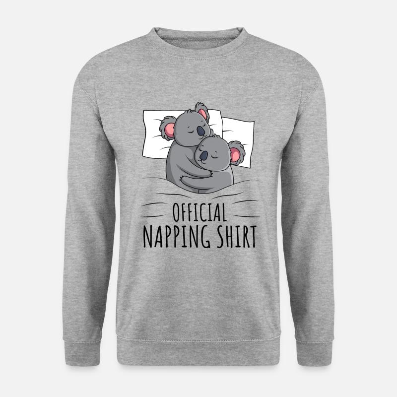 Koala - Unisex Pullover - Weißgrau meliert