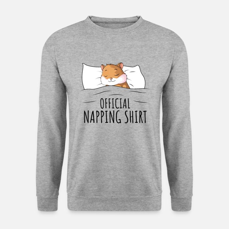 Meerschweinchen - Unisex Pullover - Weißgrau meliert