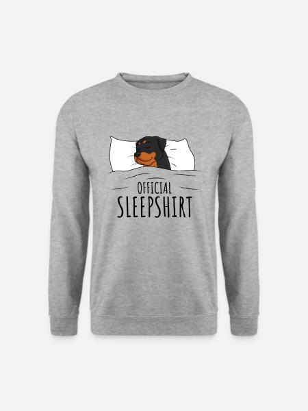 Rottweiler - Unisex Pullover - Weißgrau meliert