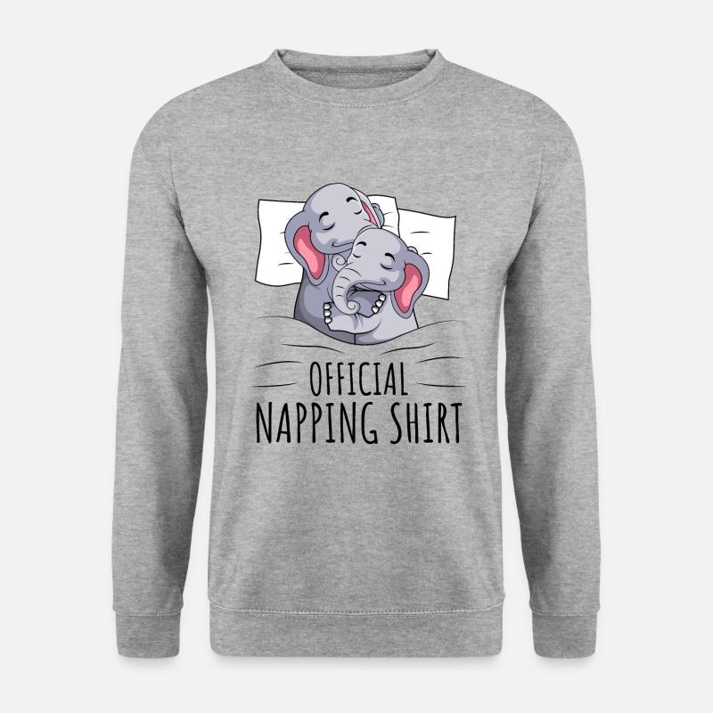 Éléphant - Sweat-shirt Unisexe - gris chiné