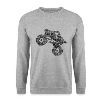 Camion monstre - Sweat-shirt Unisexe - gris chiné - Devant - Alina (178cm) & Michal (187cm)