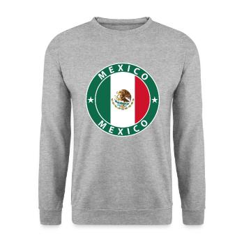 Mexico - Unisex Sweatshirt - salt & pepper - Front - Alina (178cm) & Michal (187cm)