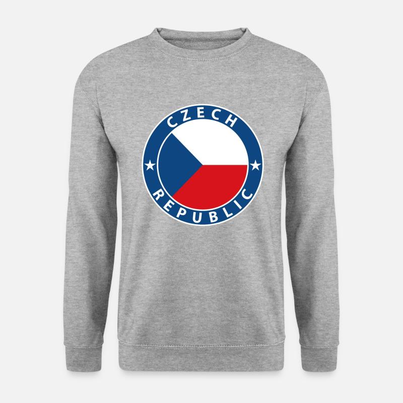 Tschechien - Unisex Pullover - Weißgrau meliert