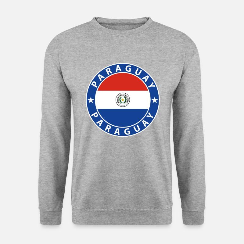 Paraguay - Unisex Pullover - Weißgrau meliert