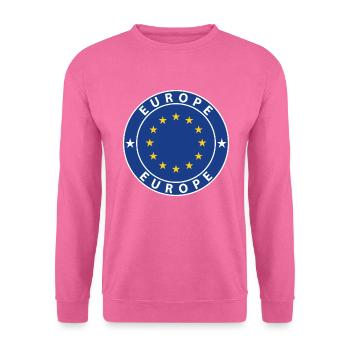 Europe - Unisex Sweatshirt - pink - Front