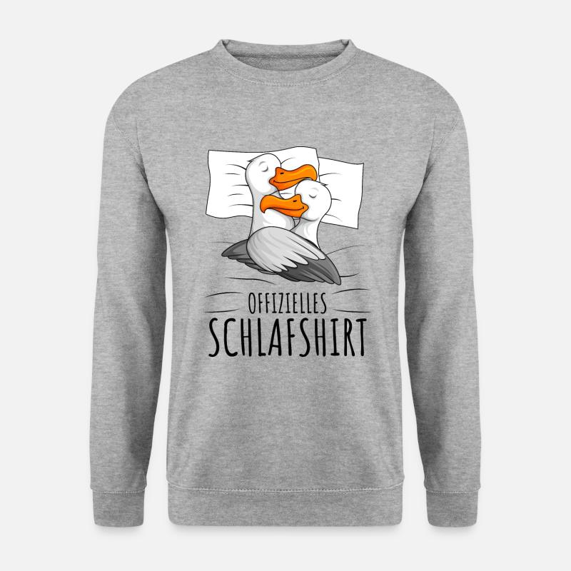 Möwe - Unisex Pullover - Weißgrau meliert