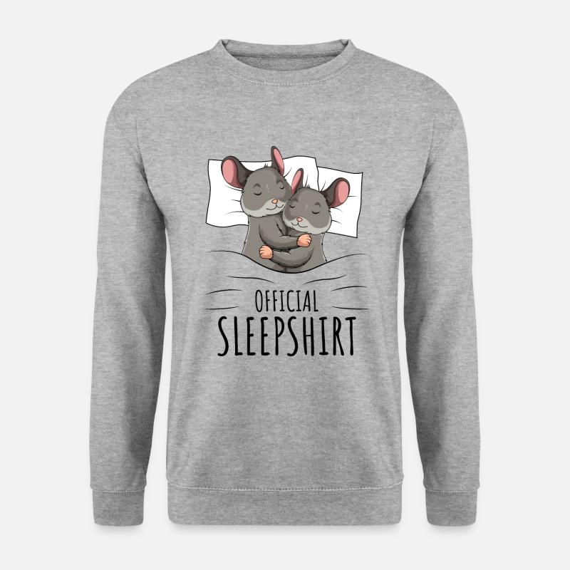 Chinchilla - Unisex Pullover - Weißgrau meliert