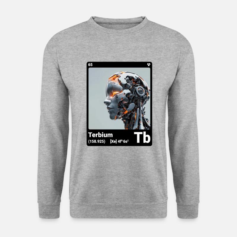 AI am Terbium (bk) - Unisex Sweatshirt - salt & pepper