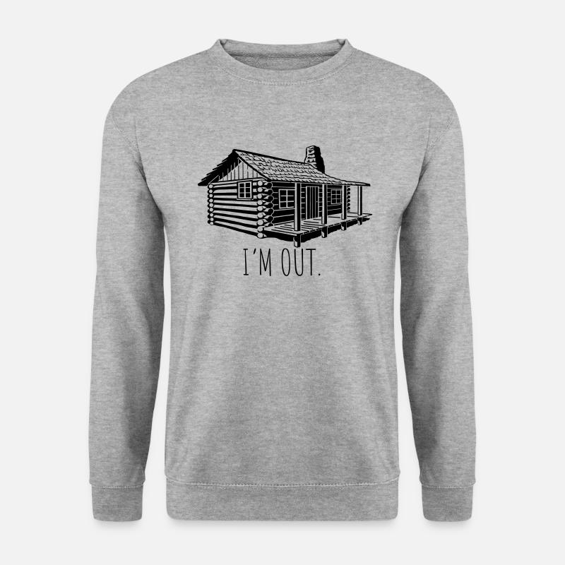 dans la cabine - Sweat-shirt Unisexe - gris chiné