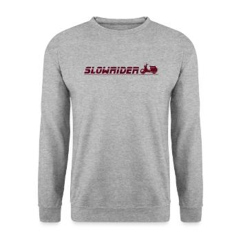 Schwalbe Slowrider - Sweat-shirt Unisexe - gris chiné - Devant - Alina (178cm) & Michal (187cm)