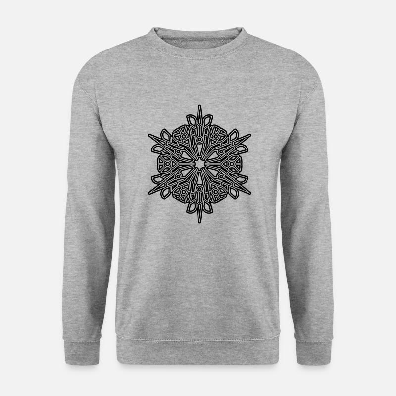 RF319BLACKUK - Unisex Pullover - Weißgrau meliert