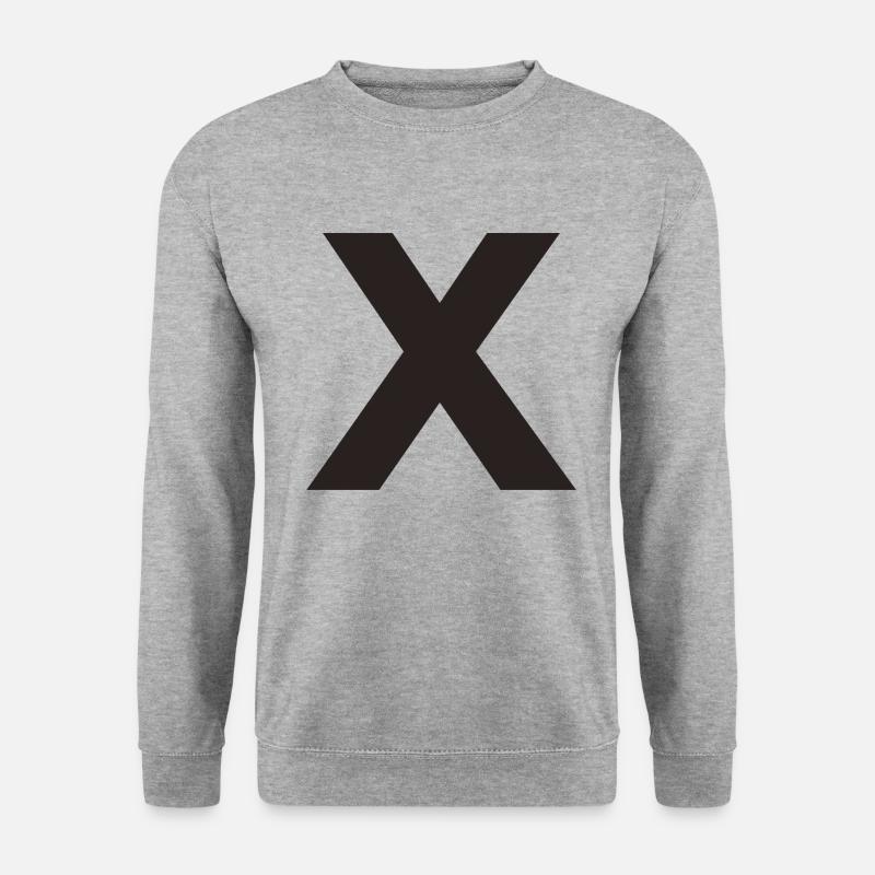 X - Unisex Sweatshirt - salt & pepper