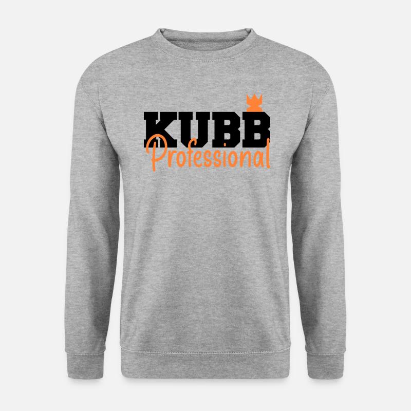 Strandspiel - Stadtschachspiele - Unisex Pullover - Weißgrau meliert