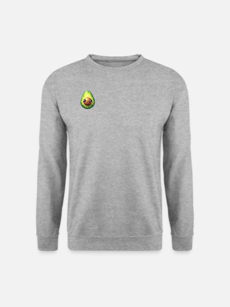 Sweet Avocado Polygon - Unisex Sweatshirt - salt & pepper