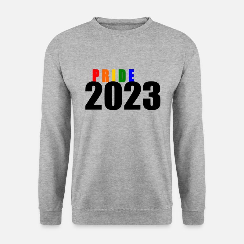Pride 2023 - Unisex Pullover - Weißgrau meliert