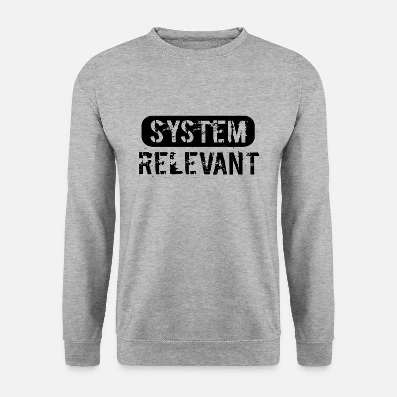 System relevant - Unisex Sweatshirt - salt & pepper