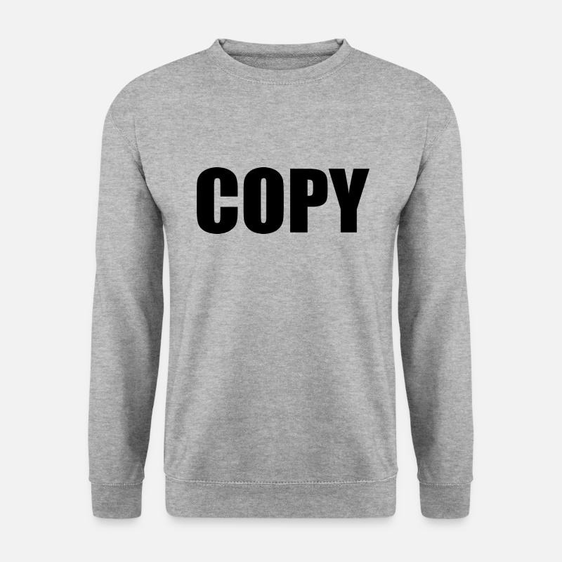 Copy - Unisex Pullover - Weißgrau meliert