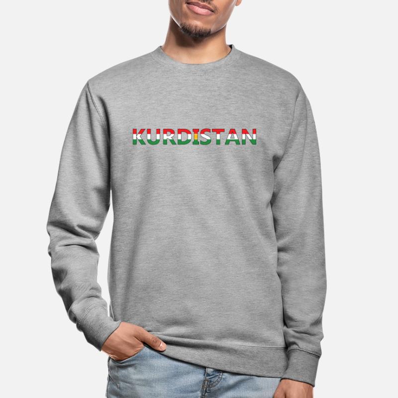 Drapeau du Kurdistan Bakur Bashur Rojava Rojhlt Newroz Sweat-shirt Unisexe