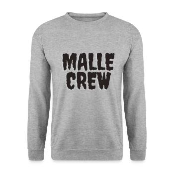 Équipage Malle - Sweat-shirt Unisexe - gris chiné - Devant - Alina (178cm) & Michal (187cm)