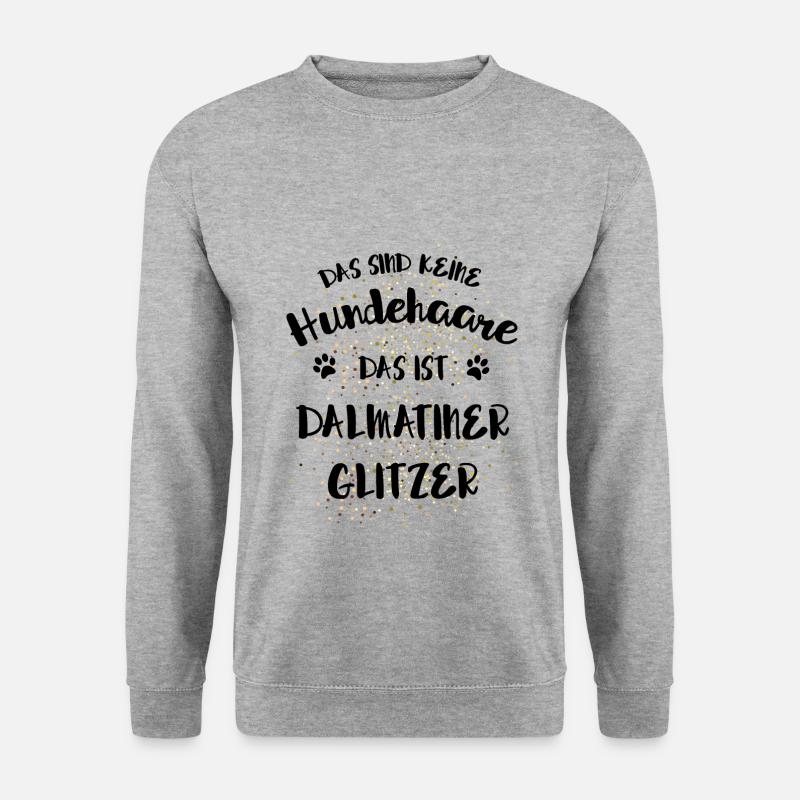 Dalmatiner - Unisex Pullover - Weißgrau meliert