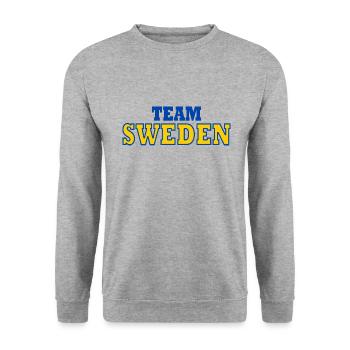 Suède - Sweat-shirt Unisexe - gris chiné - Devant - Alina (178cm) & Michal (187cm)