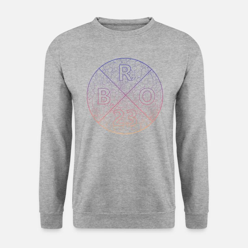Brother 23 - Unisex Pullover - Weißgrau meliert