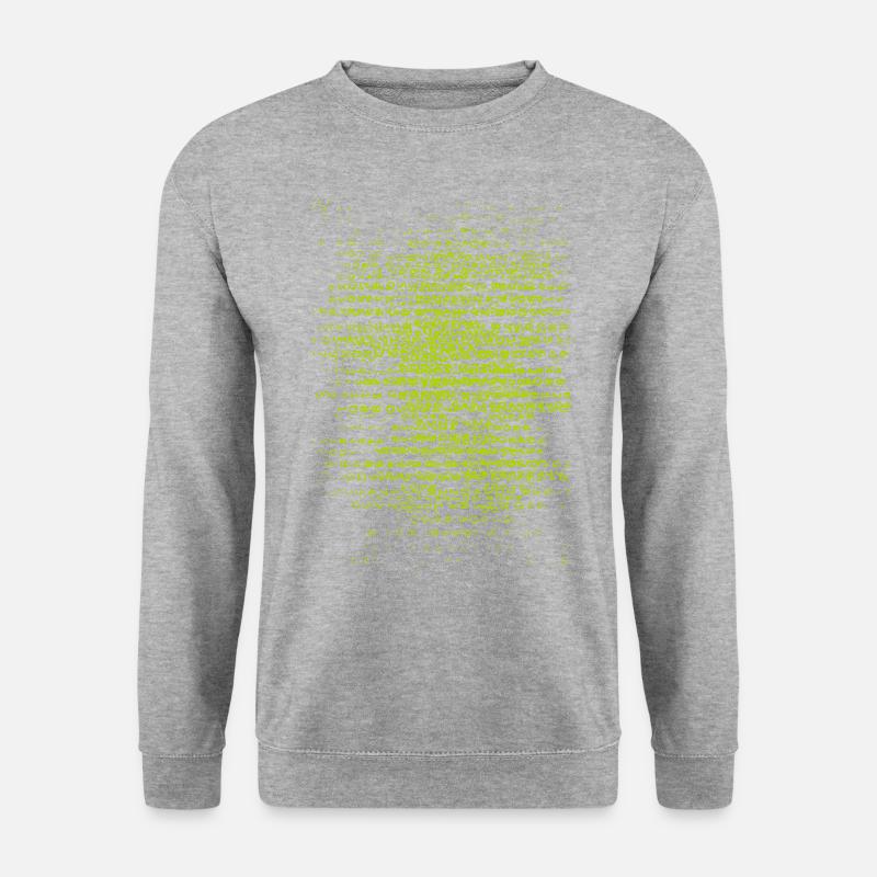 abstract matrix - Unisex Sweatshirt - salt & pepper
