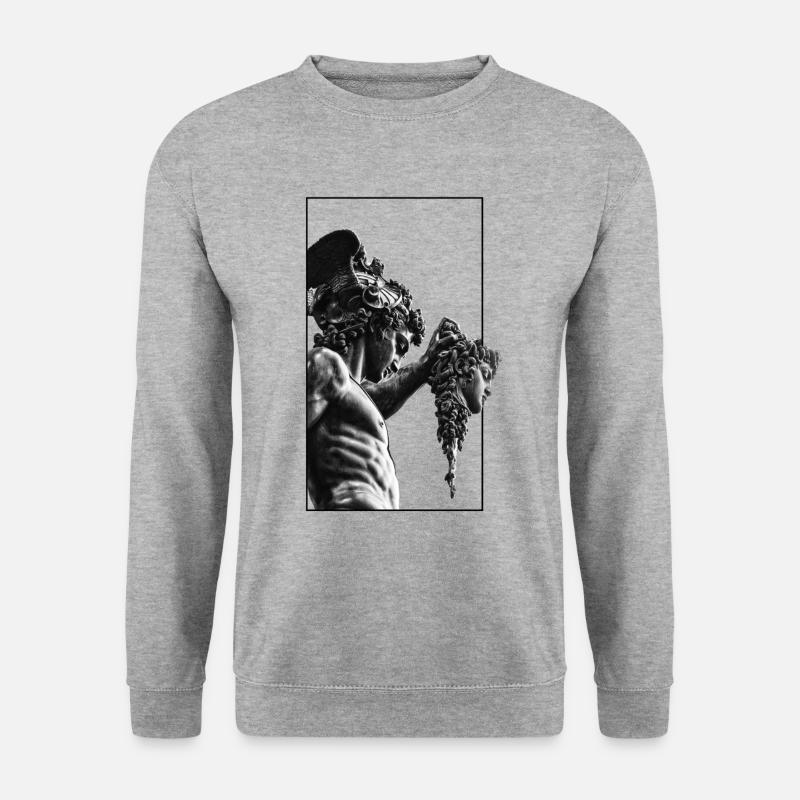 Perseus - Unisex Pullover - Weißgrau meliert