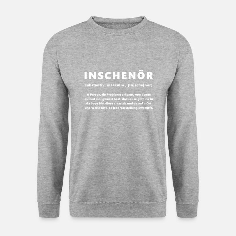 Inschenör white - Unisex Sweatshirt - salt & pepper